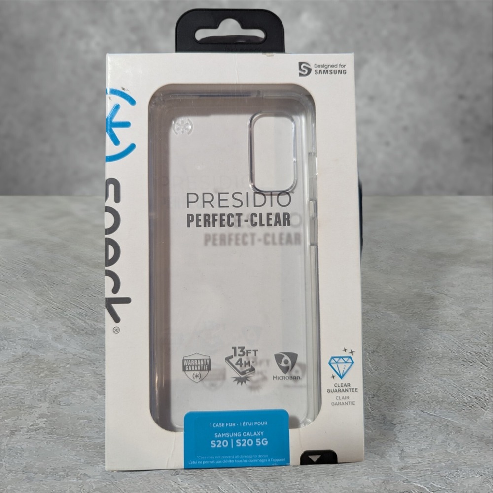 Speck Presidio Perfect Clear Case 136315-5085 Samsung Galaxy S20‎ (NEW)